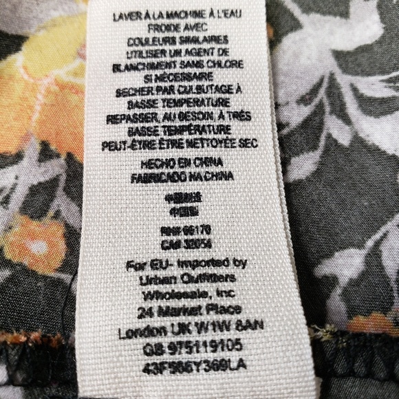 Free People Dress Sz 4 Fall Floral - Picture 7 of 7